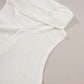 Central Seam Turtleneck Sleeveless Sweater Vest