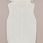 Central Seam Turtleneck Sleeveless Sweater Vest